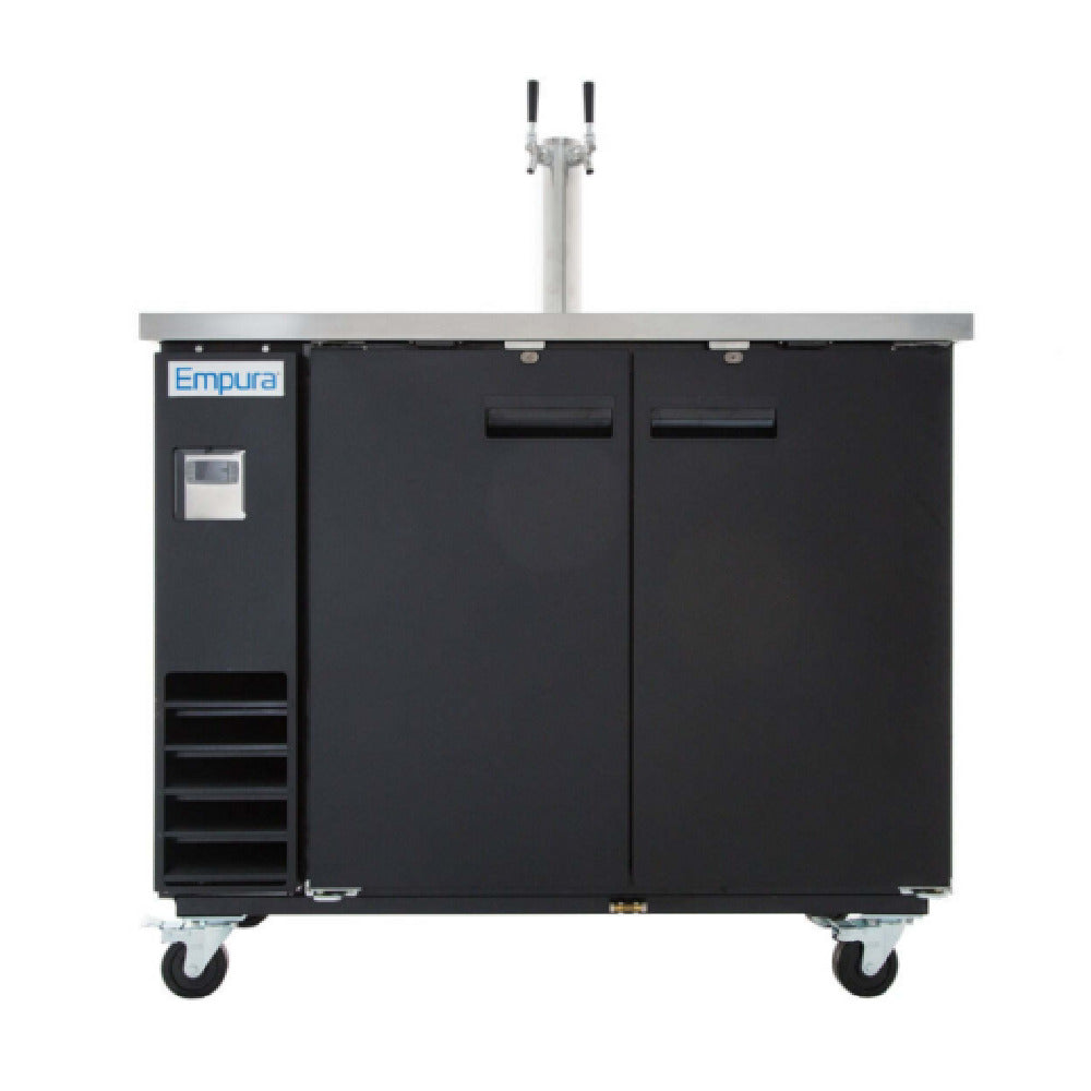 Empura E-KDD2-1 - Direct Draw Beer Dispenser, 49.1"W X 24.41"D X 41.9"H, 12.5 Cu. Ft. Capacity