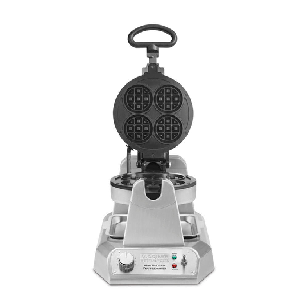 Waring WMB400XCE - (International) Mini Belgian Waffle Maker, Single, Bakes (4) Mini Waffles At A Time
