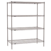 Metro SE-182463K4-S-4 Super Erecta® Starter Shelving Unit 24"W X 18"D X 63"H