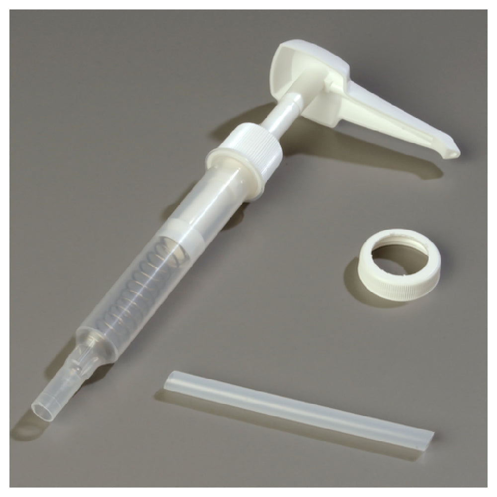 Carlisle 3831038P Carlisle Condiment Pump & Lid Set Standard 1/2 Or 1 Oz. Per Stroke