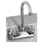 Royal ROY HS FS 4 - Faucet, 4" OC Splash-mounted, Standard Duty With Gooseneck Spout