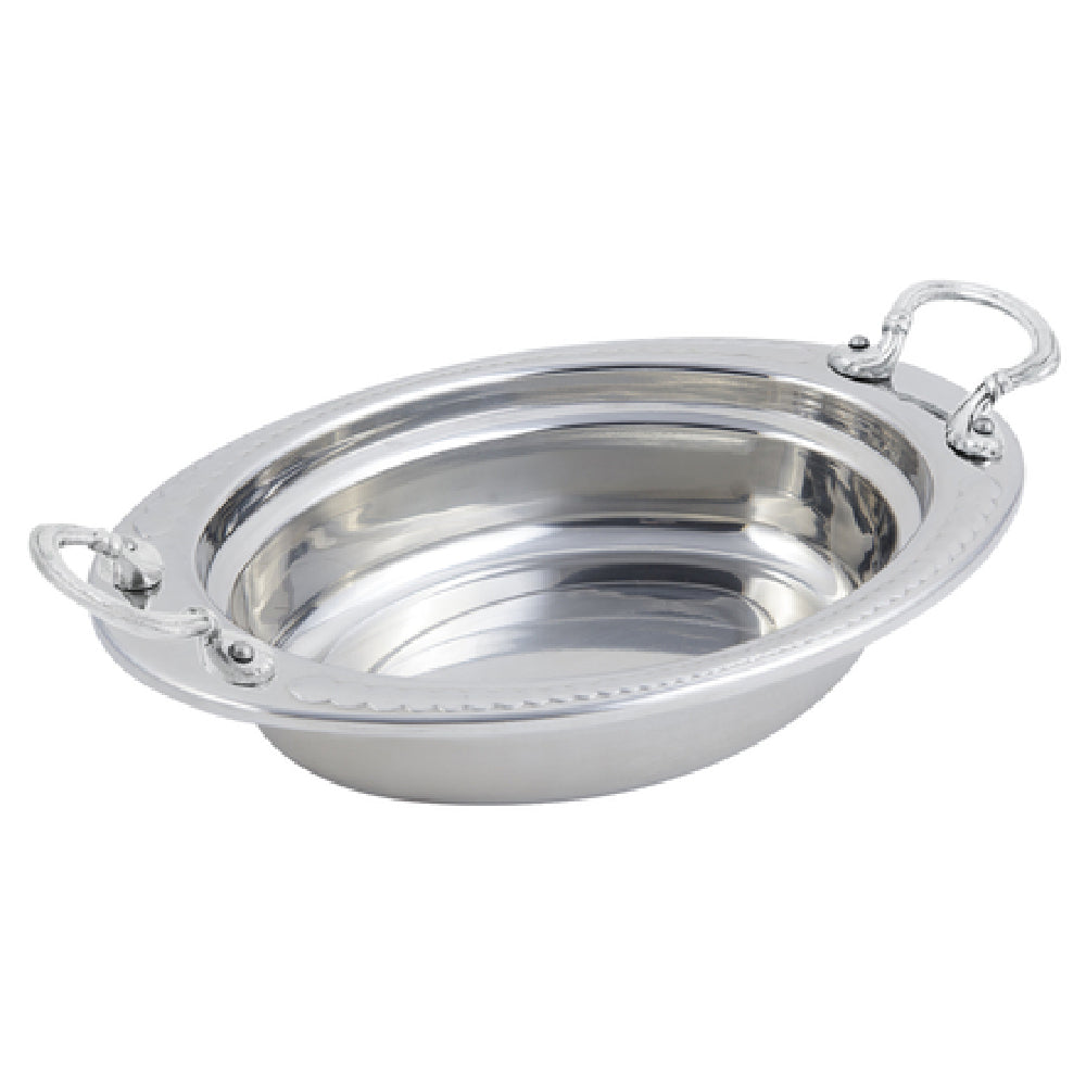 Bon Chef 5404HRSS Food Pan Full Oval 2 Qt. (64 Oz.) Capacity