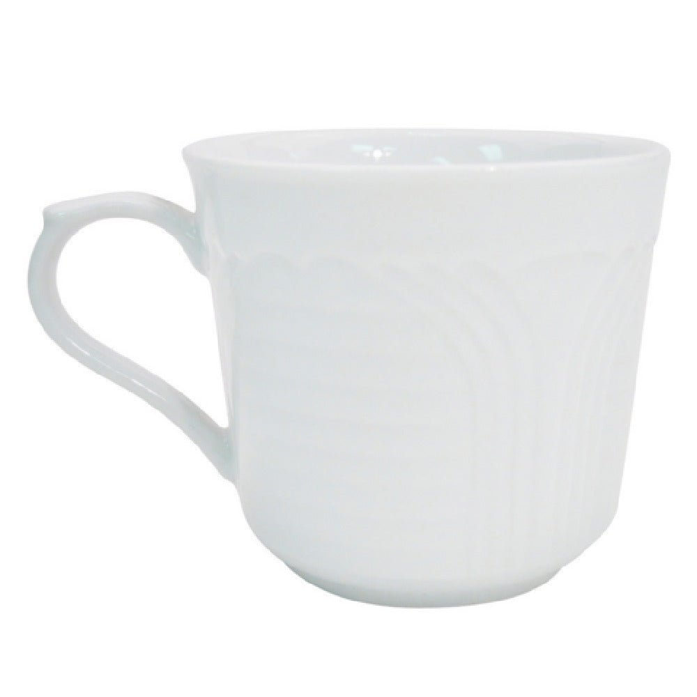 CAC China CRO-35 Corona Demitasse Cup 3-1/2 Oz. 2-5/8" Dia. X 2-1/4"H Round