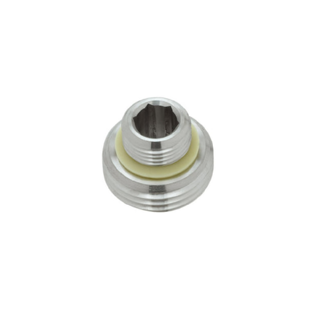 T&S Brass S-GH EverSteel 3/8" NPSM X 3/4" Male Garden Hose Adapter With Washer