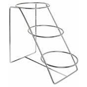 Hubert 62629 - Bowl Display Stand, 3-tier, 17-3/4"L X 8-7/8"W X 13-7/8"H