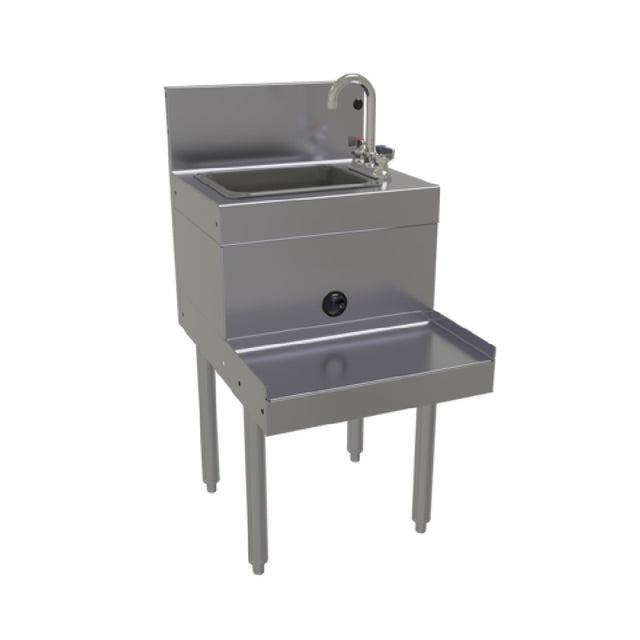 Glastender BSA-18R Underbar Blender Station Freestanding With Dump Sink 18"W X 24"D