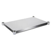 John Boos ESSK8-3096 Work Table Undershelf 96"W X 30"D 18/400 Stainless Steel