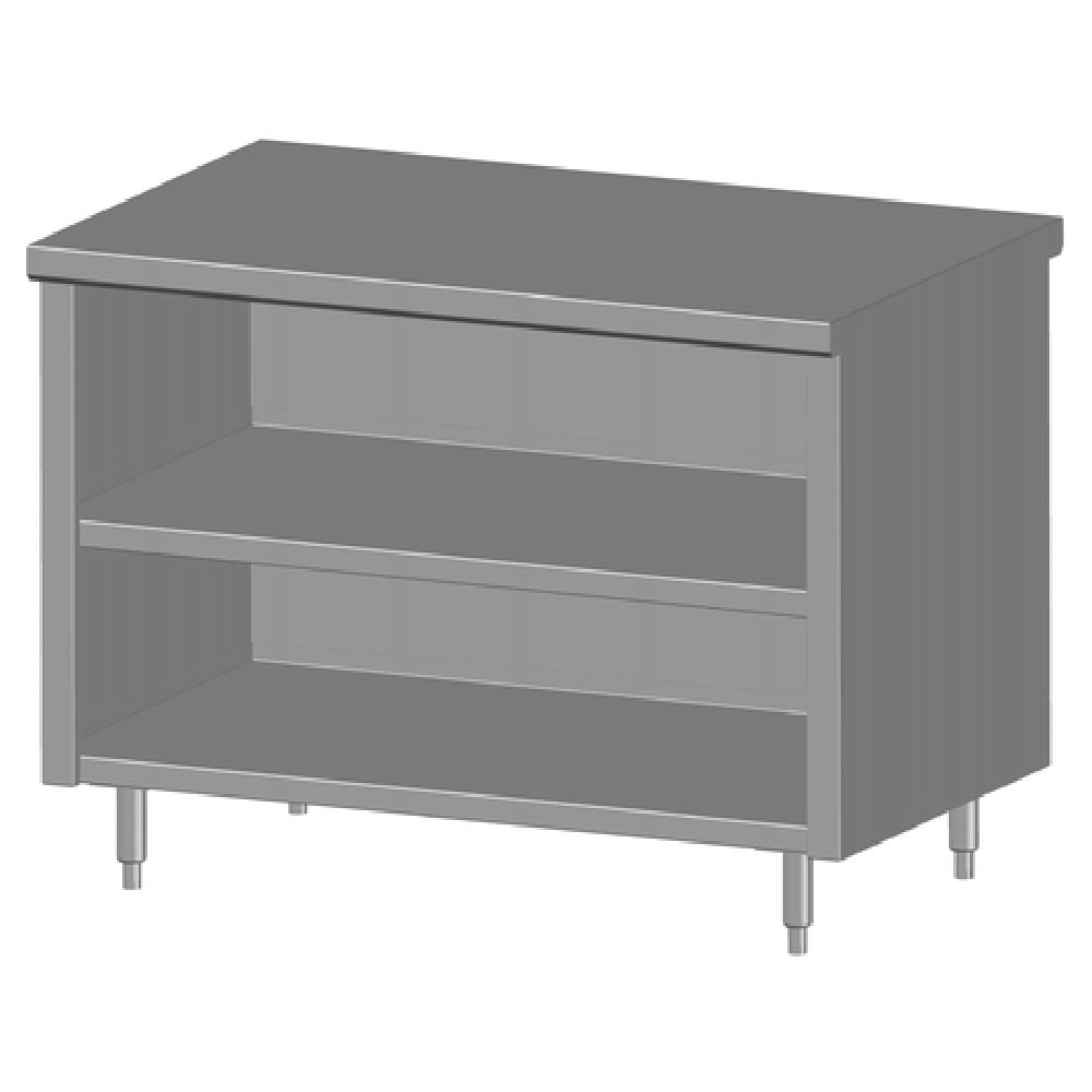 SPG 5CBT-24 - Universal Stainless Work Table, Cabinet Base With Open Front, 60"W X 24"D