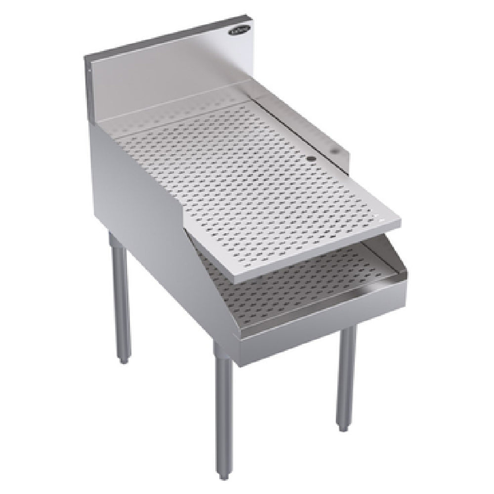 Krowne KR29-RG18 Royal Series Underbar Recesssed Drainboard Free Standing 18"W X 29"D
