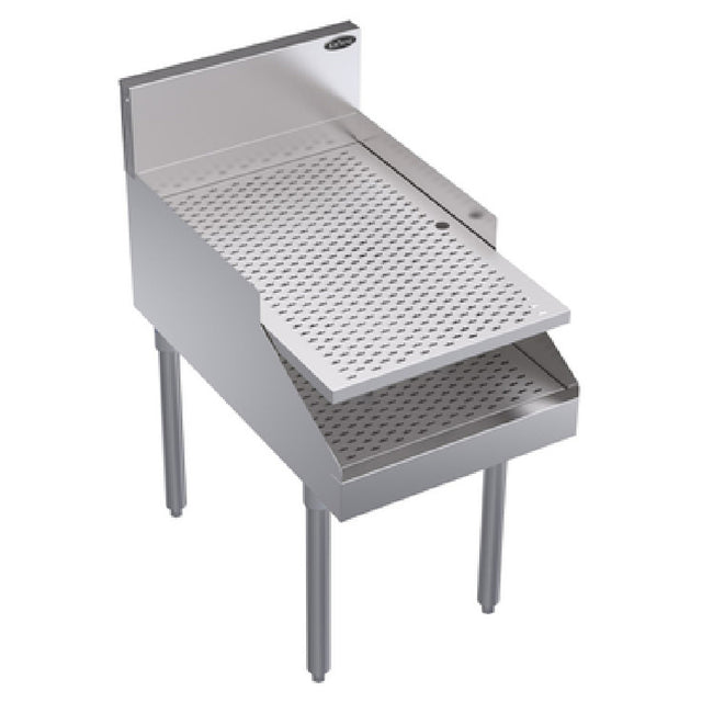 Krowne KR29-RG18 Royal Series Underbar Recesssed Drainboard Free Standing 18"W X 29"D