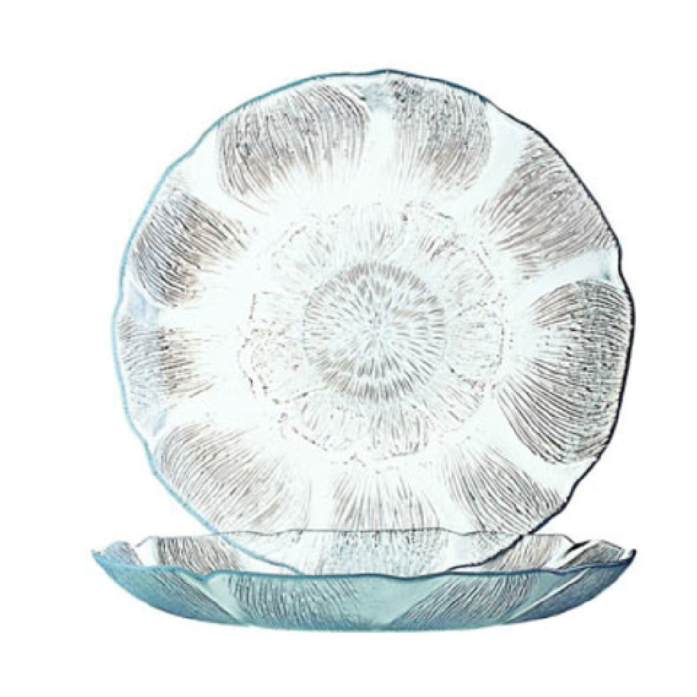 Arc Cardinal J0856 Arcoroc Fleur Plate (D:9.0'') Soda Lime Glass