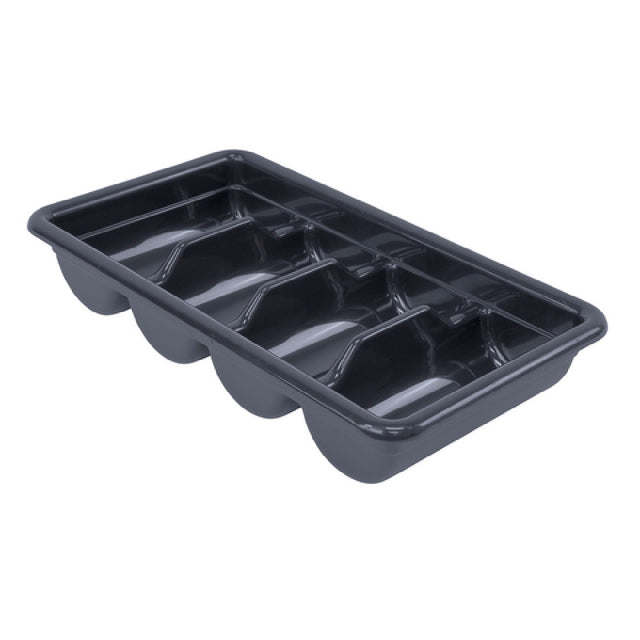 Quantum FSB-20113CS_GRAY - Bussing Tub, 11-3/8"W X 20-7/16"L X 3-3/4"H, (4) Compartments