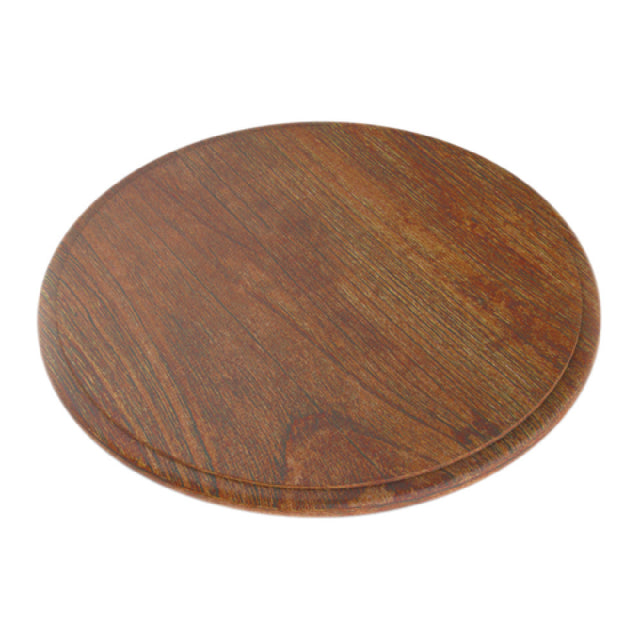 BauscherHepp TRW3028 Rustic Wood Collection Platter 11-1/4" Dia. X 1/2"H Round