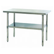 Quantum SST-2448U Work Table 48"W X 24"D X 34"H Hemmed Edges