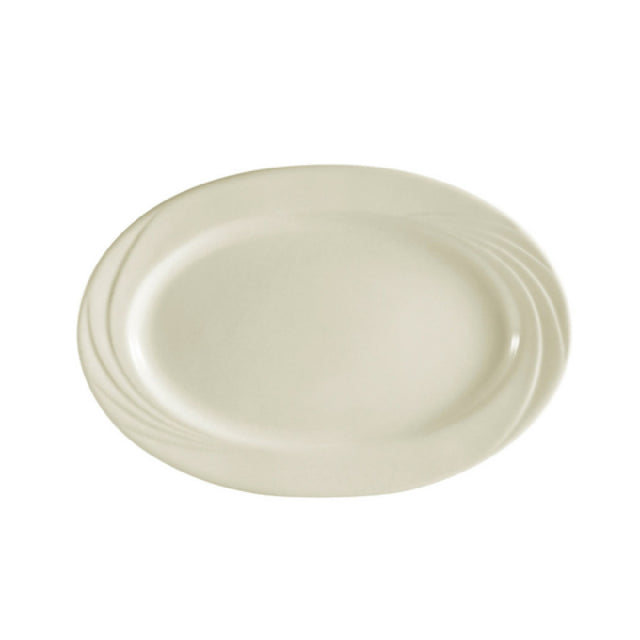 CAC China GAD-61 Garden State Platter 16"L X 10-3/4"W X 1-1/2"H Oval