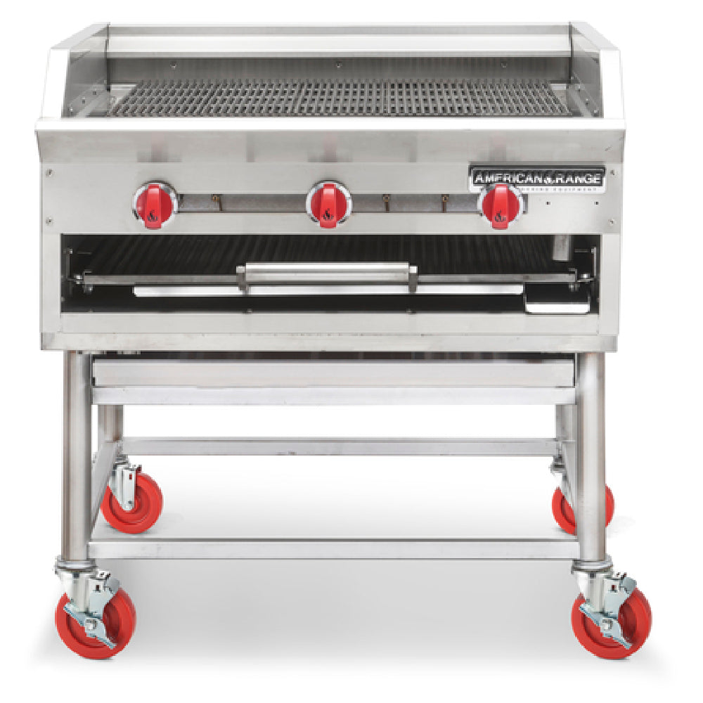 American Range HD34-CRBR-O_LP Medallion Professional Heavy Duty Range Gas 34" Charbroiler