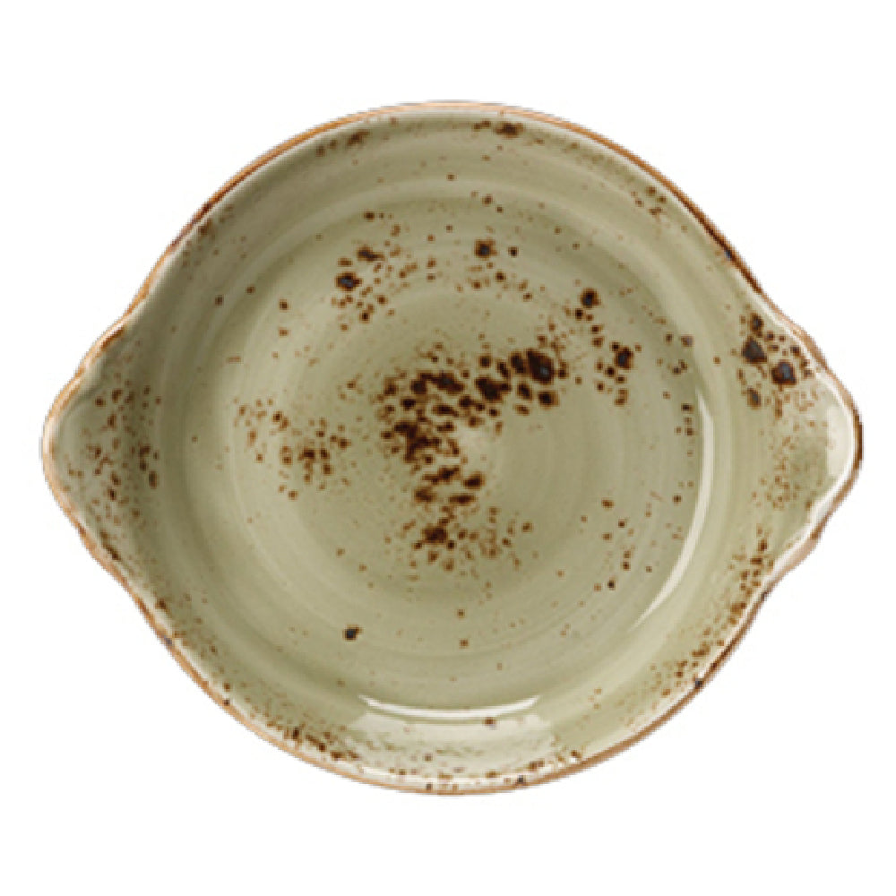 Steelite 11310191 Round Earred Dish 6.5 Oz 5.75" X 4.75" X 1.63"