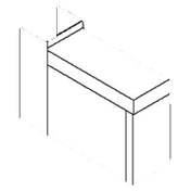 Perlick TS6CO-DB TS Series Underbar Filler Section 6"W X 18-9/16"D Backsplash