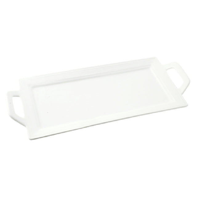 10 Strawberry St WTR-12EMBHNDLPLTR - Platter, 12" X 5", Rectangular