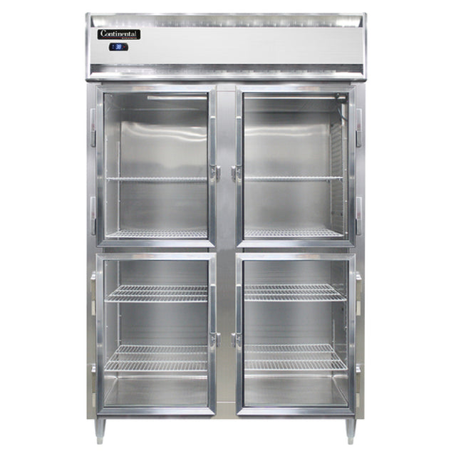 Continental Refrigerator D2RSNSSGDHD Designer Line Refrigerator Reach-in Two-section