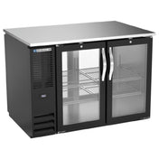 Beverage Air BB48HC-FG-PT-B - Refrigerated Pass-Thru Back Bar Open Food Rated Refrigerator