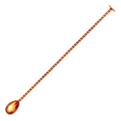 Spill-Stop 840-33 Bonzer Disc Muddler Bar Spoon 15-3/4" (40cm) Twisted Handle
