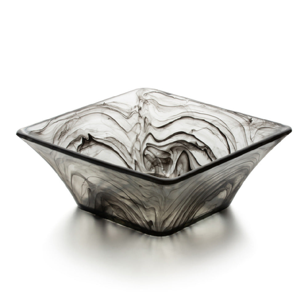 Bon Chef 59036-SMOKE Square Resin Bowl 10.5" X 10.5" X 4.25" 3 Qt. Capacity