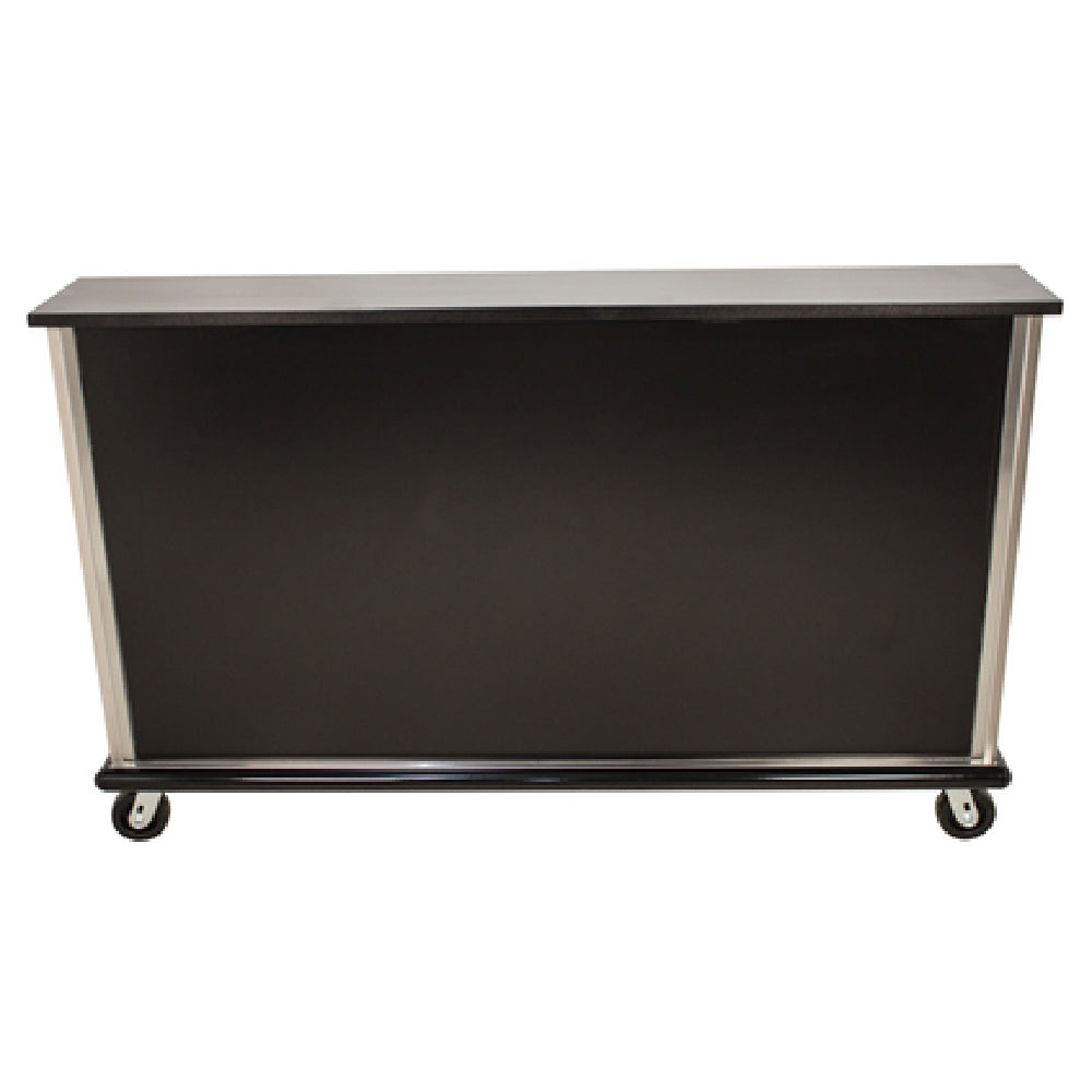 Advance Tabco AMS-5B Portable Bar 62-1/4"W X 27-1/4"D X 46-5/8"H Stainless Steel Workboard & Ice Bin