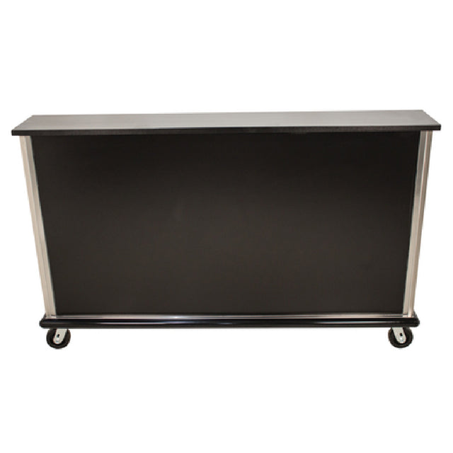 Advance Tabco AMS-5B Portable Bar 62-1/4"W X 27-1/4"D X 46-5/8"H Stainless Steel Workboard & Ice Bin