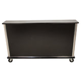 Advance Tabco AMS-6B Portable Bar 74-3/8"W X 27-1/4"D X 46-5/8"H Stainless Steel Workboard & Ice Bin