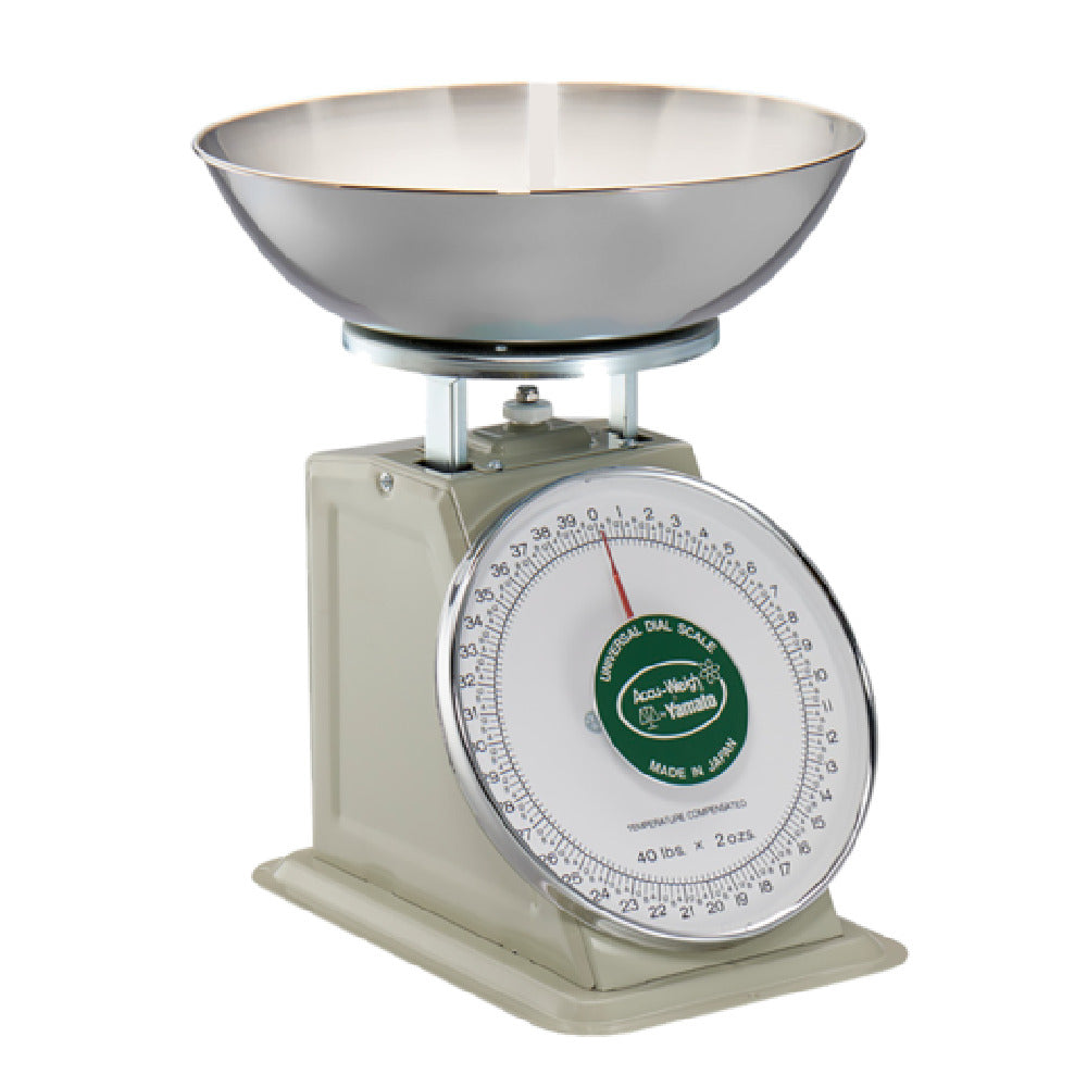 Yamato M-40 C/P WITH 10'' BOWL ATTACHED - Accu-Weigh® Mechanical Scale, Dial Type