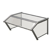 Eagle DCS2-DSG-CST Directors Choice® Decorative Deluxe Sneeze Guard Cafeteria Style