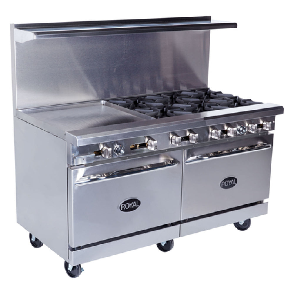 Royal Range Of California RR-6G12_LP Restaurant Range Gas 48"