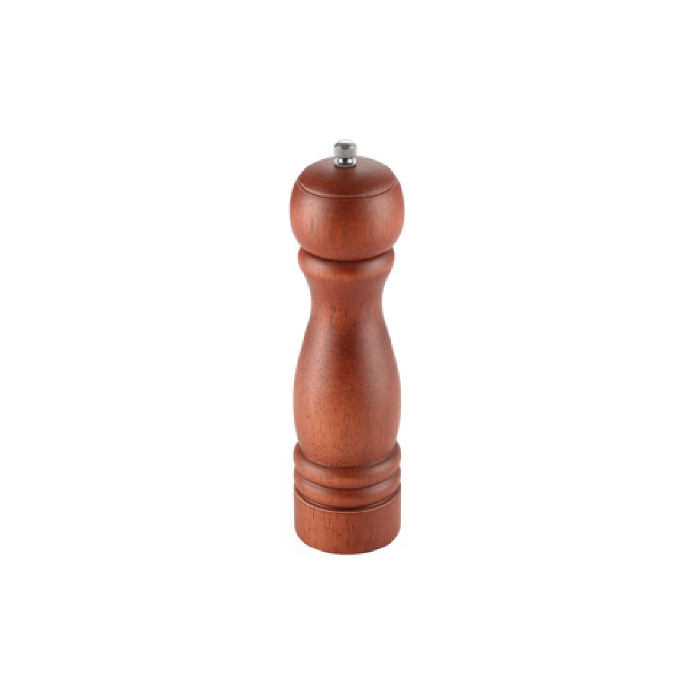 CAC China PMW1-8BN Pepper Mill 8"H Ergonomic Metal Grinding Mechanism