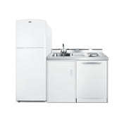 Summit ACKDW751G All-in-One Combination Kitchenette With Dishwasher 75" W Overall