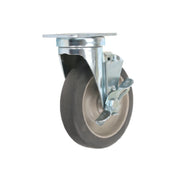 Forbes Industries 1616-S/BK Replacement Caster 5" Dia. Standard Gray Wheel