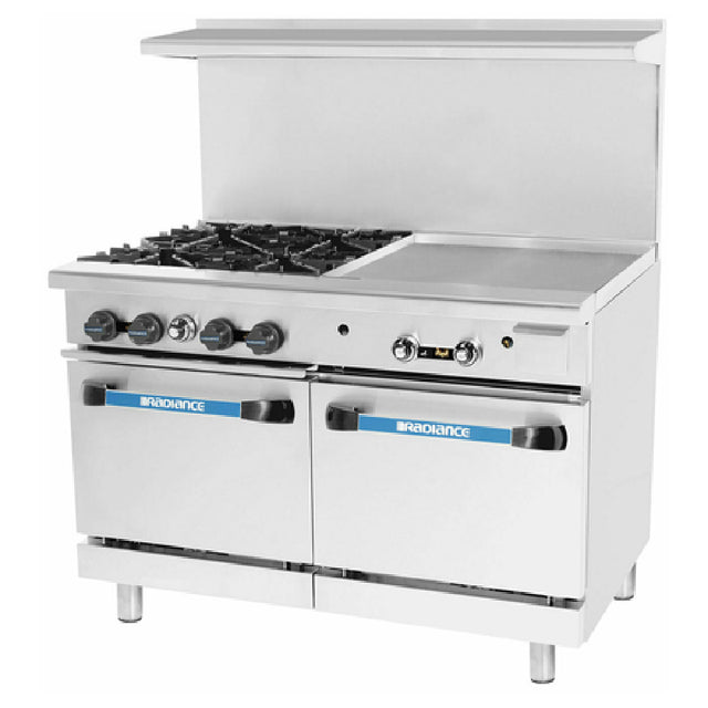 Turbo Air TARG-4B24G_NAT Radiance Restaurant Range Gas 48"