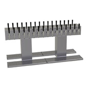 Glastender DT-32-SSR Double-Sided Draft Dispensing Tower Countertop (32) Stainless Steel Faucets (handles Not Included)