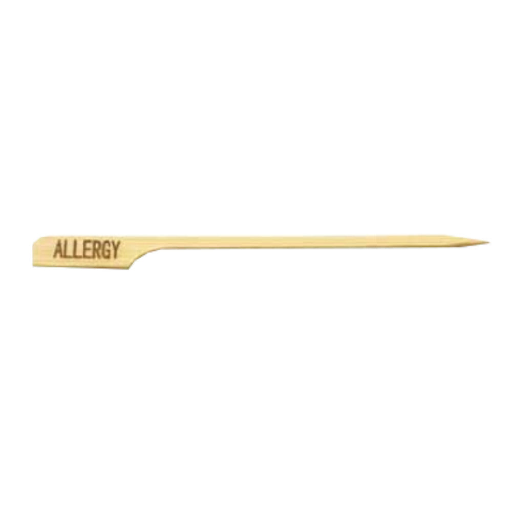 TableCraft Products BAMP45A - Cash & Carry Allergy Pick, 4-3/4", Bamboo (100 Per Pack) (must Be Purchased In Multiples Of 12 Packs)