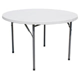 Omcan 44490 (44490) Round Folding Table 47.2" Dia. X 29.13"H Plastic