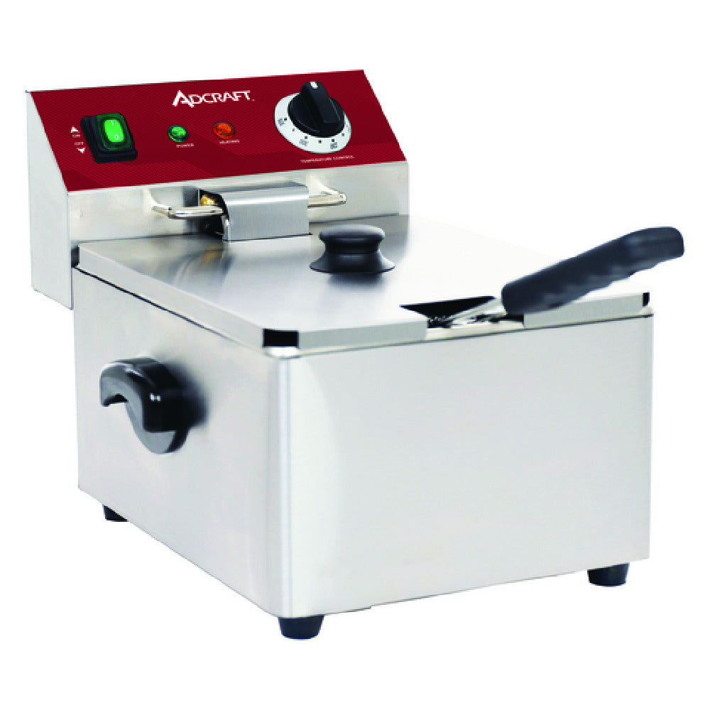 Admiral Craft DF6LS Adcraft Electric Deep Fryer Countertop 16" X 12" X 11"