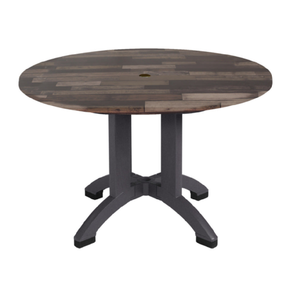 Grosfillex UT380720 - Atlanta Outdoor Table, 42" Dia. X 28-2/5"H, Round