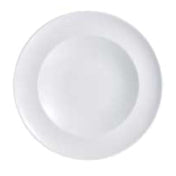Arc Cardinal R0904 Arcoroc Vintage Rim Plate (D:8.0'') High Alumina Porcelain