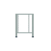 Tecnoeka EKTAS 412STK Stainless Steel Table 24.02"W X 24.8"D X 31.14"H Has Lateral Supports For (7) Trays For Half-size (18" X 13") Evolution Ovens