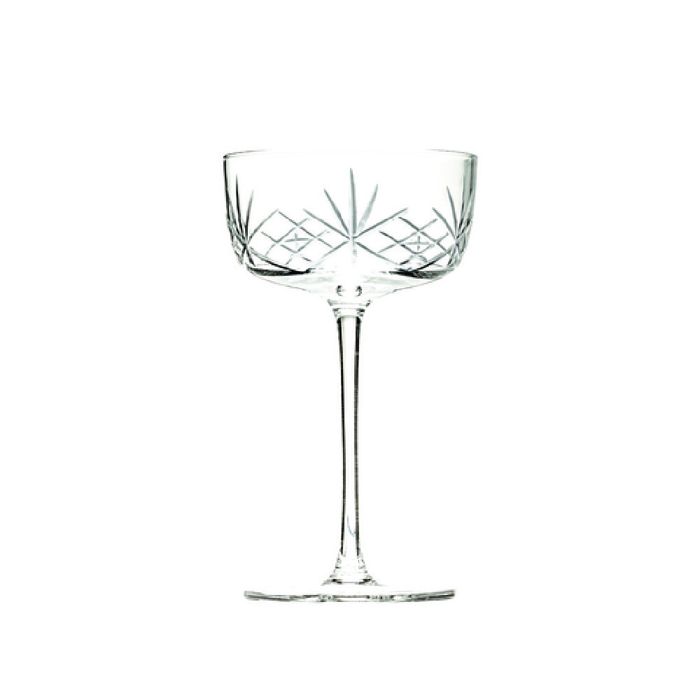 Hospitality Brands HG25830-012 - Legend Glassware - Medley Coupe Glass, 8 Oz., Lead-free Ultra Clear Crystal
