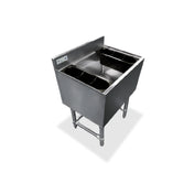 Steel Works Stainless SWIB184812 Underbar Ice Chest 48" X 18" X 33 1/8"H 18/304 Stainless Steel Construction