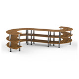 Steelite MGCMSB02BSXF - Medium S Buffet Station, 129.0" X 141.0" X 35.0", Modular
