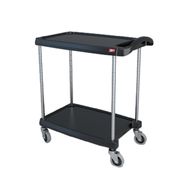 Metro MY1627-24BL Quick Ship MyCart™ Series Utility Cart (2) Shelves Open Base