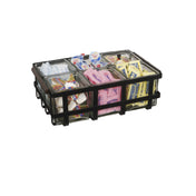 Cal Mil 22440-6-112 Heritage 6 Jar Display 12.75" W X 8.5" D X 4" H Includes 3 Jars