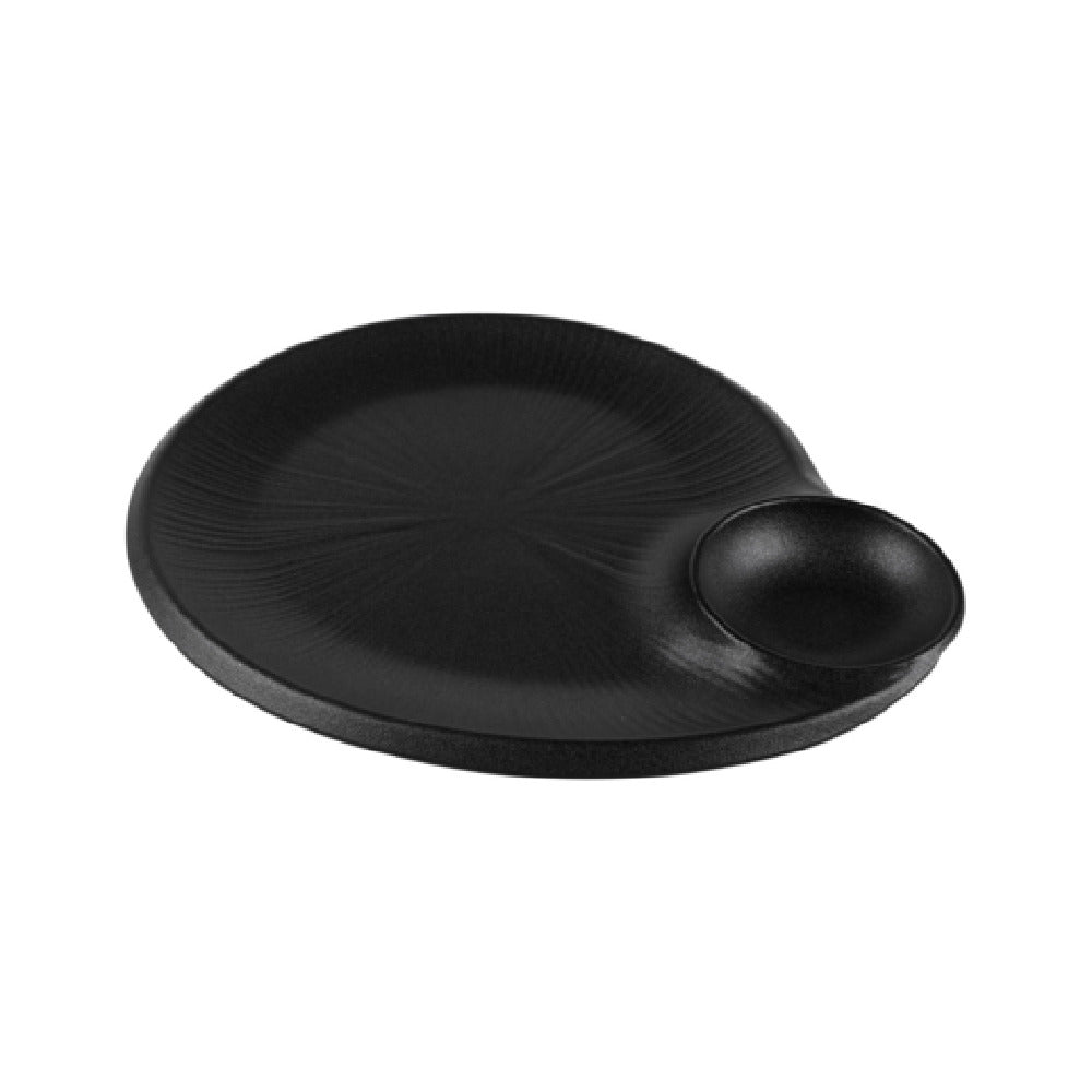 GET Enterprises B598118-B Elite Global Solutions Chip & Dip Plate 10-3-8"W X 9-1/8"D X 1-1/2"H